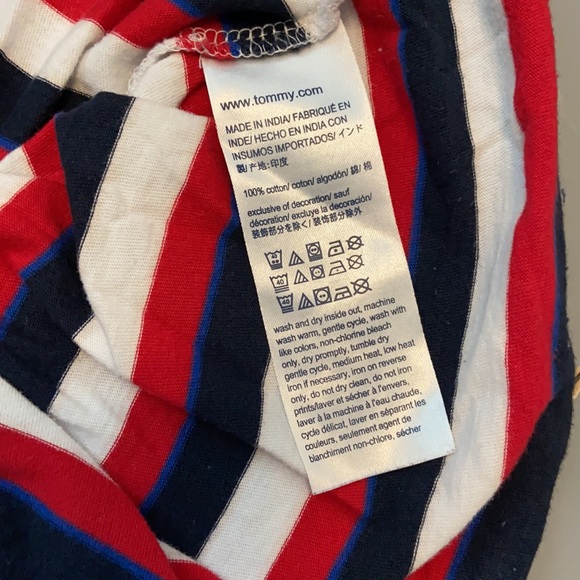 Tommy Hilfiger girl stripe shirt. Size:12-14 girls - Picture 5 of 6